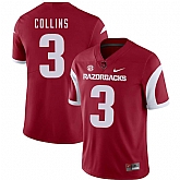 Arkansas Razorbacks 3 Alex Collins Red College Football Jersey Dzhi,baseball caps,new era cap wholesale,wholesale hats